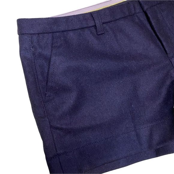 🎈 GAP Wool Shorts w/ Lining Size 10 Black - Picture 5 of 6